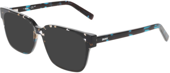 DKNY DK5075 sunglasses in Black/Turquoise Tortoise