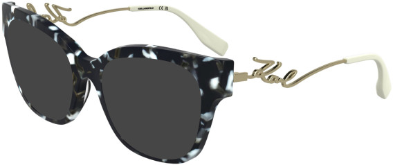 Karl Lagerfeld KL6191 sunglasses in Marble Black