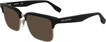Karl Lagerfeld KL6202 sunglasses in Shiny Black