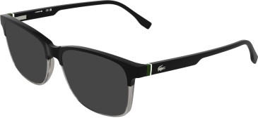 Lacoste L4002 sunglasses in Black/Transparent Grey
