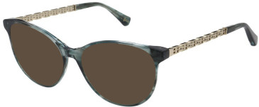 Ted Baker TB9286 sunglasses in Gloss Teal Crystal Horn