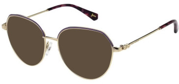 Ted Baker TB2350 sunglasses in Gold/Purple