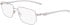 Nike 4317-57 glasses in Satin Silver/Wolf Grey