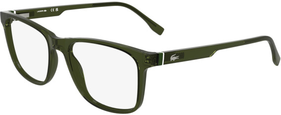 Lacoste L2974-56 glasses in Transparent Khaki