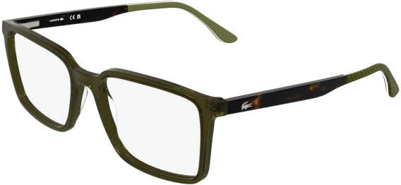Lacoste L2992-56 glasses in Transparent Khaki