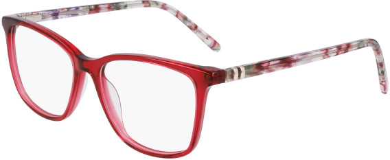 Marchon NYC M-5024 N-55 glasses in Crystal Red/Red Marble