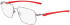 Nike 4317-57 glasses in Satin Gunmetal/University Red
