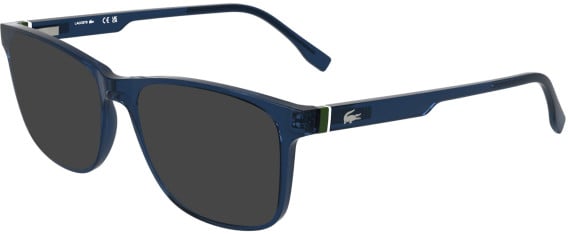 Lacoste L2974-56 glasses in Transparent Blue