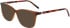 Marchon NYC M-5024 N-55 glasses in Crystal Brown/Tortoise