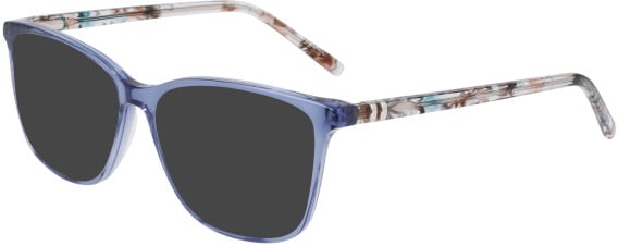 Marchon NYC M-5024 N-55 glasses in Crystal Slate/Grey Marble