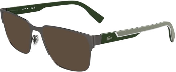 Lacoste L2306-58 glasses in Matte Dark Gunmetal