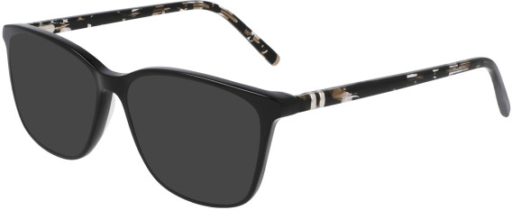 Marchon NYC M-5024 N-55 glasses in Black/Black Tort