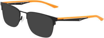 Nike 4644-50 glasses in Matte Black/Total Orange