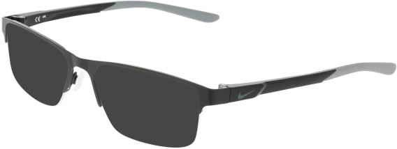 Nike 8159-59 glasses in Matte Black/Smoke Grey