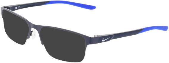 Nike 8159-59 glasses in Matte Obsidian/Racer Blue