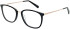 Cameo Jasmine glasses in Black