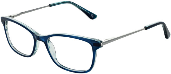 Cameo Lily glasses in Blue/Silver