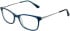 Cameo Lily glasses in Blue/Silver