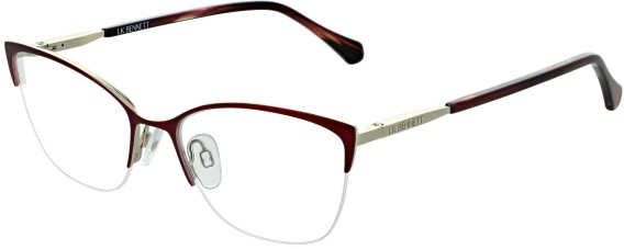 LK Bennett 78 glasses in Burgundy