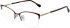 LK Bennett 78 glasses in Burgundy