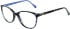 LK Bennett 82 glasses in Blue Tort
