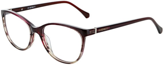 LK Bennett 82 glasses in Burgundy Gradient