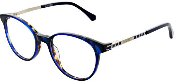 LK Bennett 85 glasses in Blue Tort