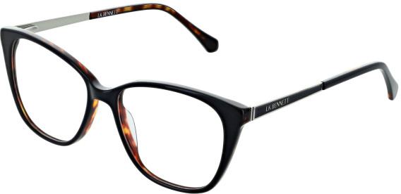 LK Bennett 86 glasses in Black/Tort