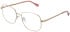 LK Bennett 87 glasses in Rose Gold