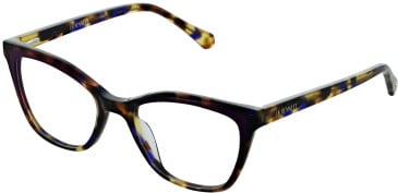 LK Bennett 92 glasses in Purple/Tort