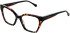 LK Bennett 93 glasses in Pink/Blue Tort