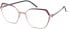 Reykjavik Eyes Maria glasses in Burgundy/Taupe