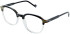 vibe. 17 glasses in Black/Crystal