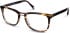 Walter & Herbert Turner glasses in Brown Semi-Stripe