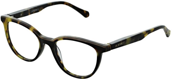 LK Bennett 95 glasses in Cream/Tort