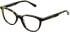 LK Bennett 95 glasses in Cream/Tort
