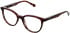 LK Bennett 95 glasses in Pink/Red Tort