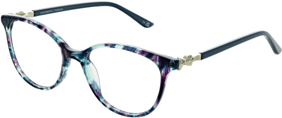 Amore Bianca glasses in Teal Multi