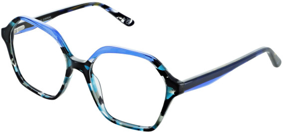 Cameo Blossom glasses in Blue