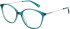 Cameo Elise glasses in Teal