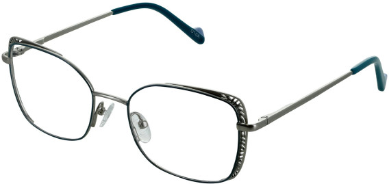 Cameo Jessie glasses in Silver/Teal