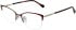 LK Bennett 78 glasses in Burgundy