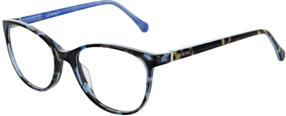 LK Bennett 82 glasses in Blue Tort