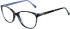 LK Bennett 82 glasses in Blue Tort