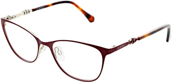 LK Bennett 83 glasses in Burgundy