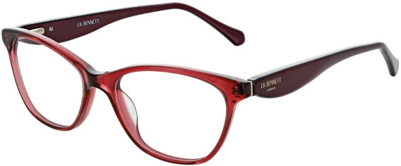 LK Bennett 84 glasses in Burgundy