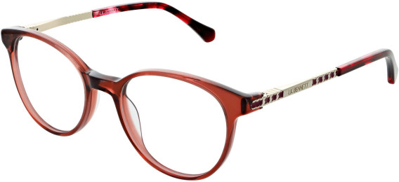 LK Bennett 85 glasses in Burgundy