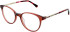 LK Bennett 85 glasses in Burgundy