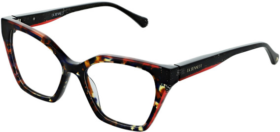 LK Bennett 93 glasses in Pink/Blue Tort
