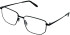 Puriti 35 glasses in Matt Black